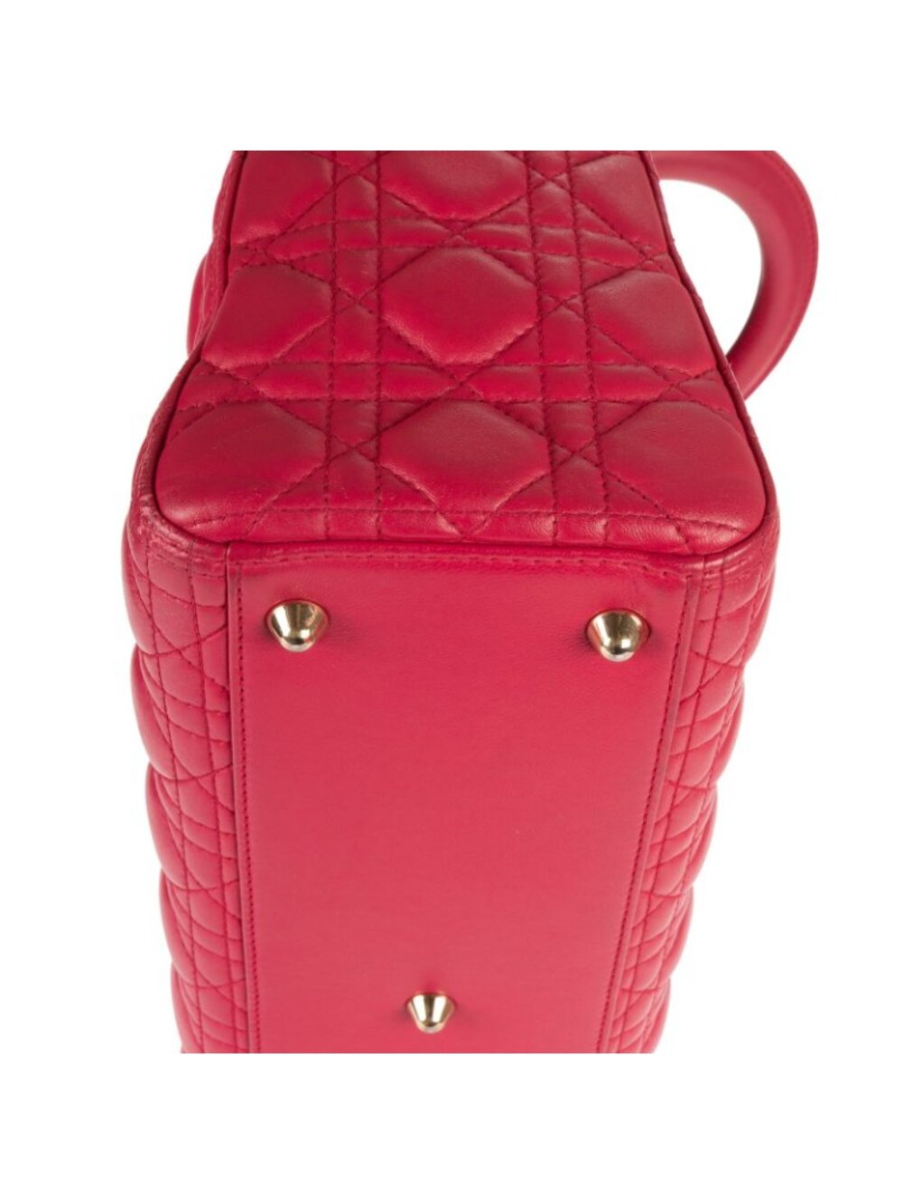 Dior Lady Dior Pink Cannage Leather Handbag - Picture 8 of 15